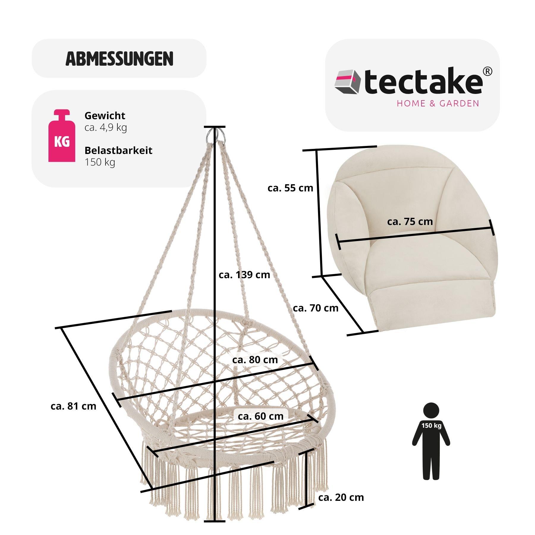 Tectake Hängesessel Samira  