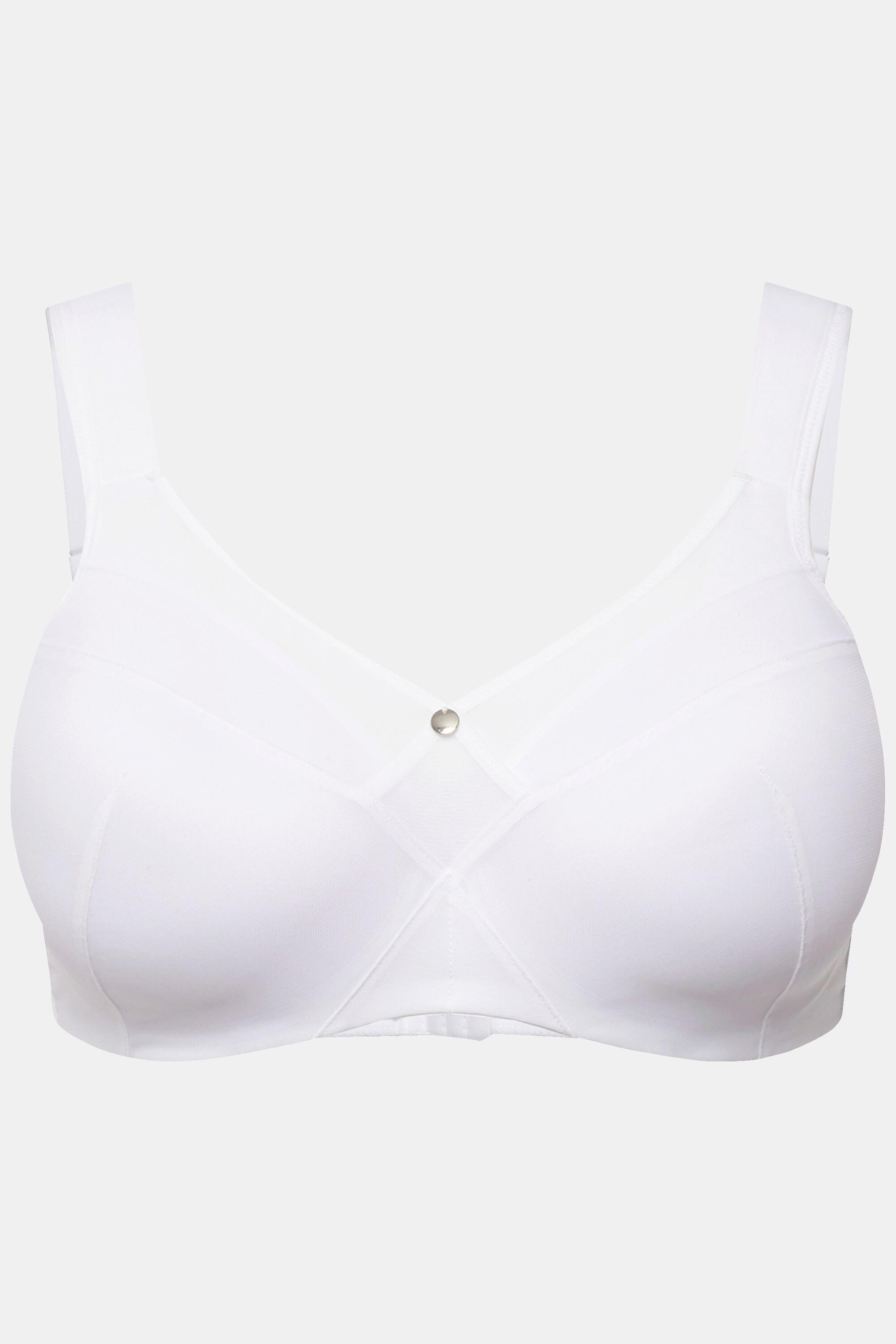 Ulla Popken Reggiseno con ferretto coppe morbide inserto in mesh  
