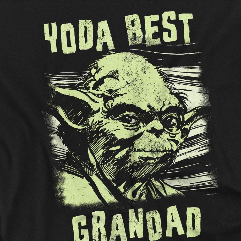 STAR WARS Yoda Best Grandad Langarm T-Shirt  