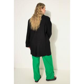 Studio Untold  Long blazer oversized coupe Loose Shape, tissu finement texturé 