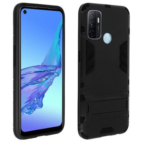 Avizar  Coque Oppo A53 / A53s Béquille Noir 