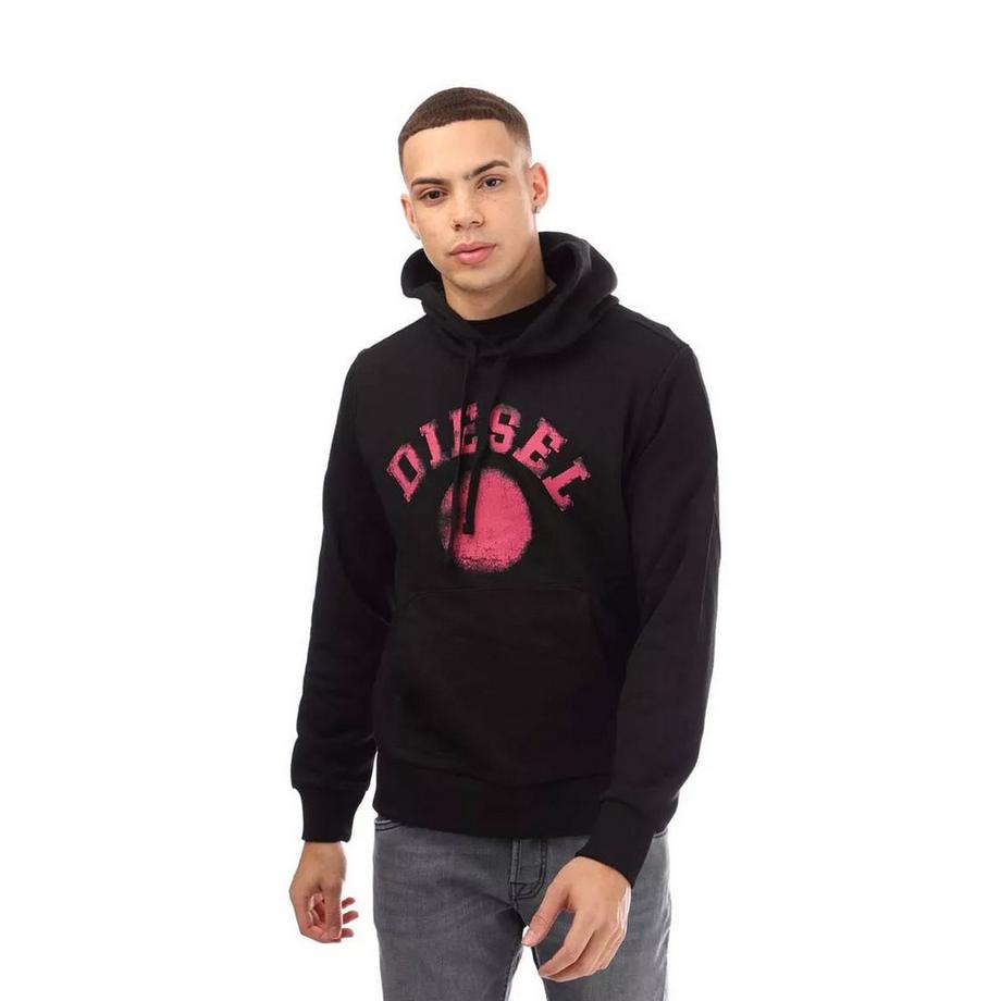 DIESEL Sweat à capuche imprimé  