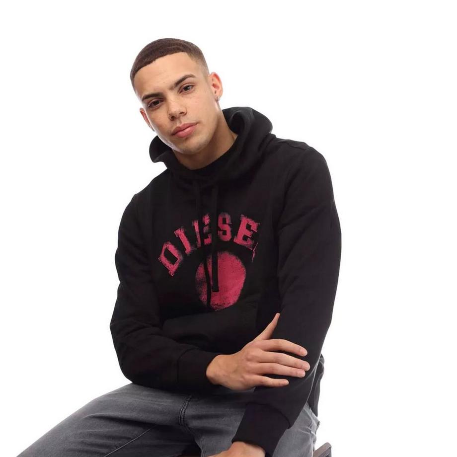 DIESEL Sweat à capuche imprimé  