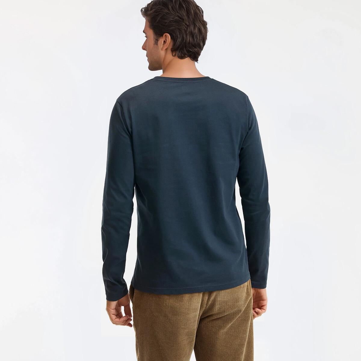 La Redoute Collections Langarmshirt Rundhalsausschnitt  