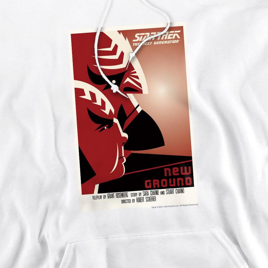 Star Trek The Next Generation Season 5 Episode 10 Felpa con cappuccio  