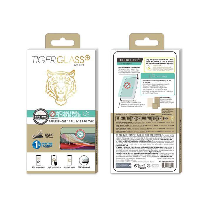 Tiger  Verre Trempé pour iPhone 14 Plus/13 Pro Max 