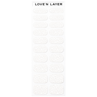 Lovenlayer  Nagelfolie Leo Bright White 