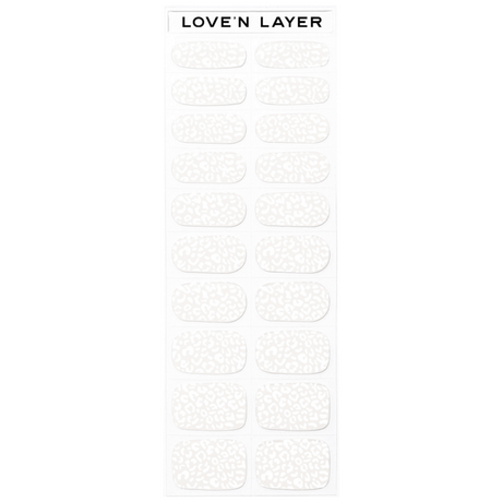 Lovenlayer  Nagelfolie Leo Bright White 