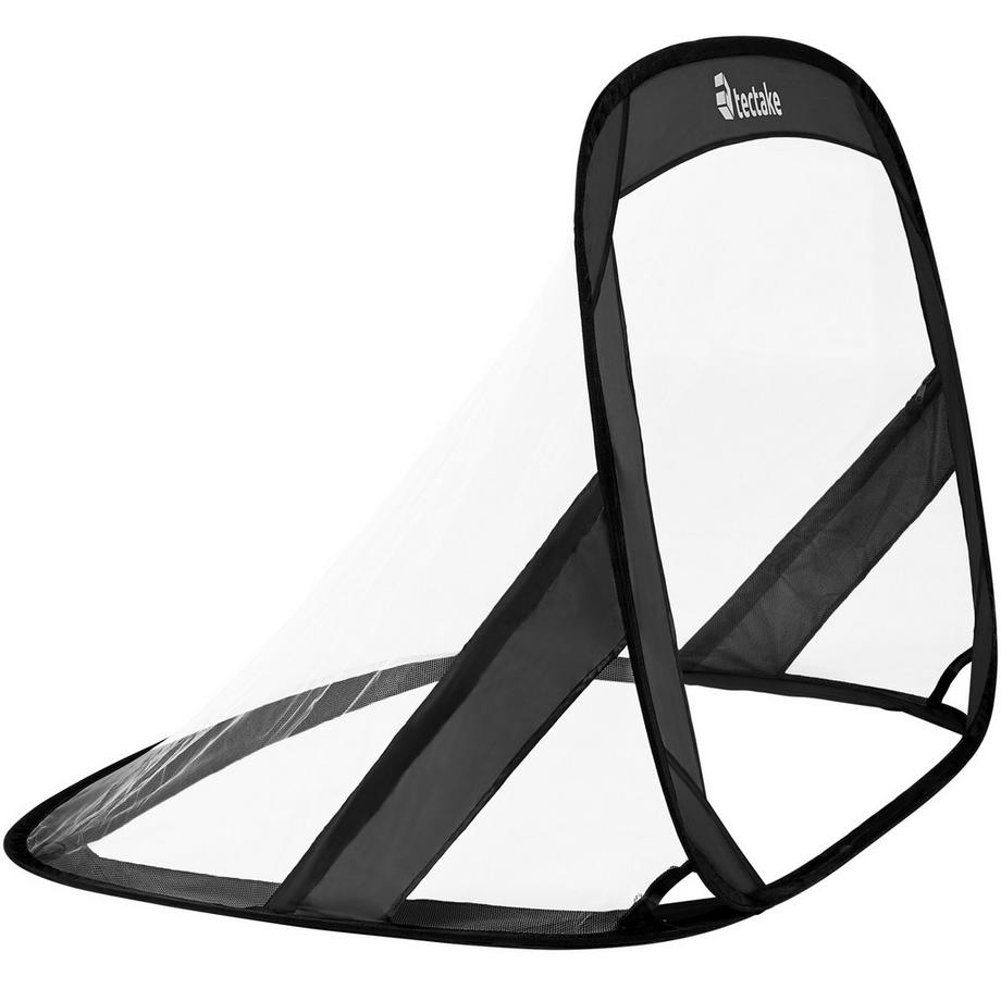 Tectake  2er-Set Pop-up Fußballtor  selbstentfaltend witterungsbeständig 