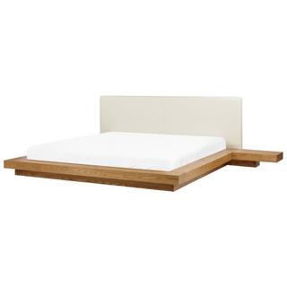 Beliani Lit avec LED en MDF Scandinave ZEN  