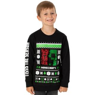 MINECRAFT  Pullover Pailletten  weihnachtliches Design 