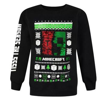 Pullover Pailletten  weihnachtliches Design