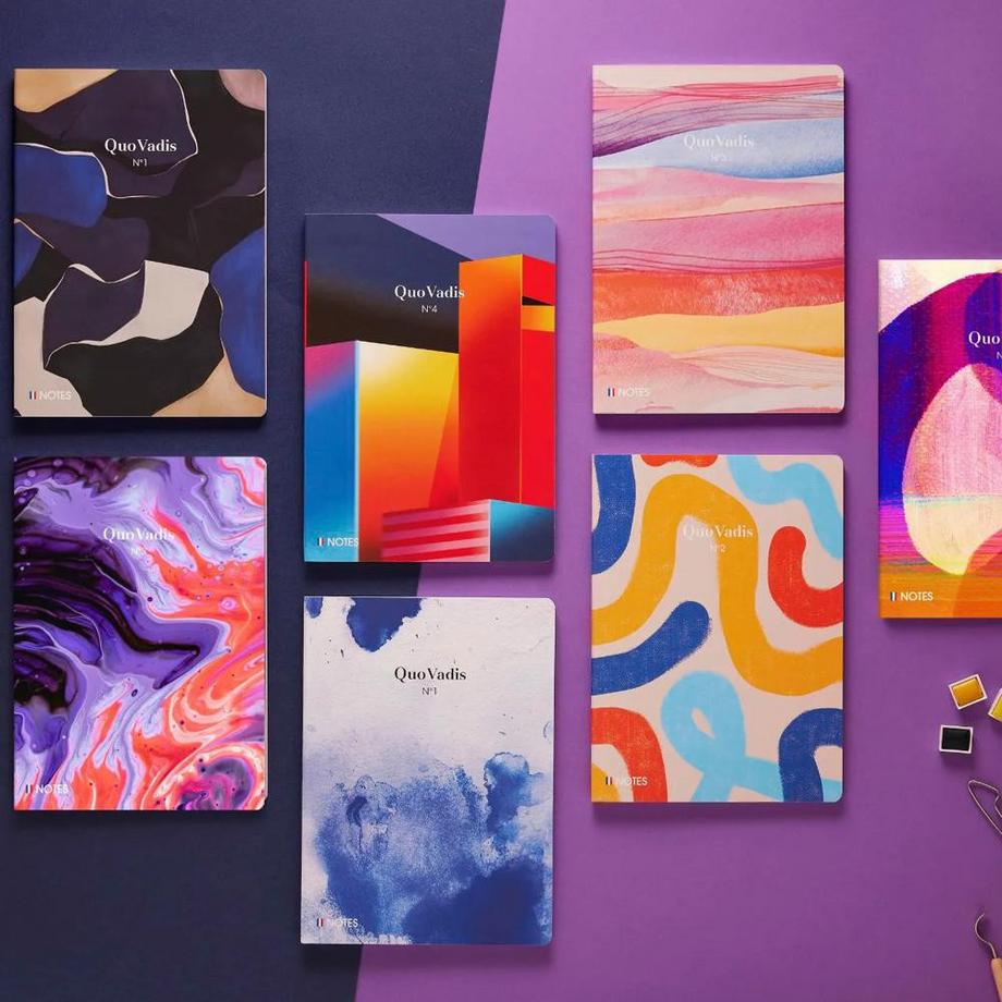 QUO-VADIS NOTIZHEFT 21 LINIERT Ikonische - 15x21 cm  