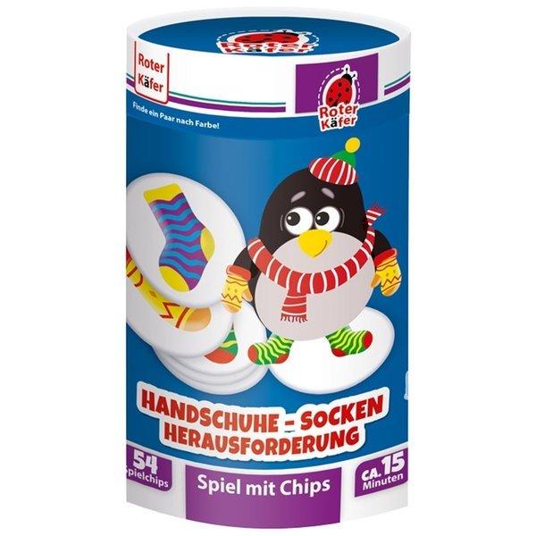 Roter Käfer  Brettspiel Handschuhe und Socken Herausforderung 