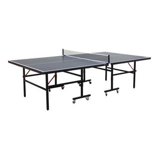 Vente-unique  Table de ping-pong pliable à roulettes pour extérieur avec accessoires - L274 x P152.5 x H76 cm - JORDIE 