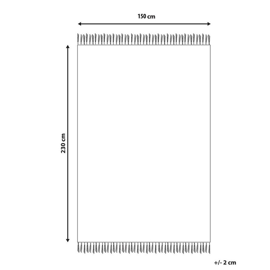Beliani Tapis en Polyester  KONAKLI  