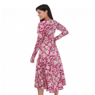 TED BAKER Aloria Skimming Blumen Midikleid  