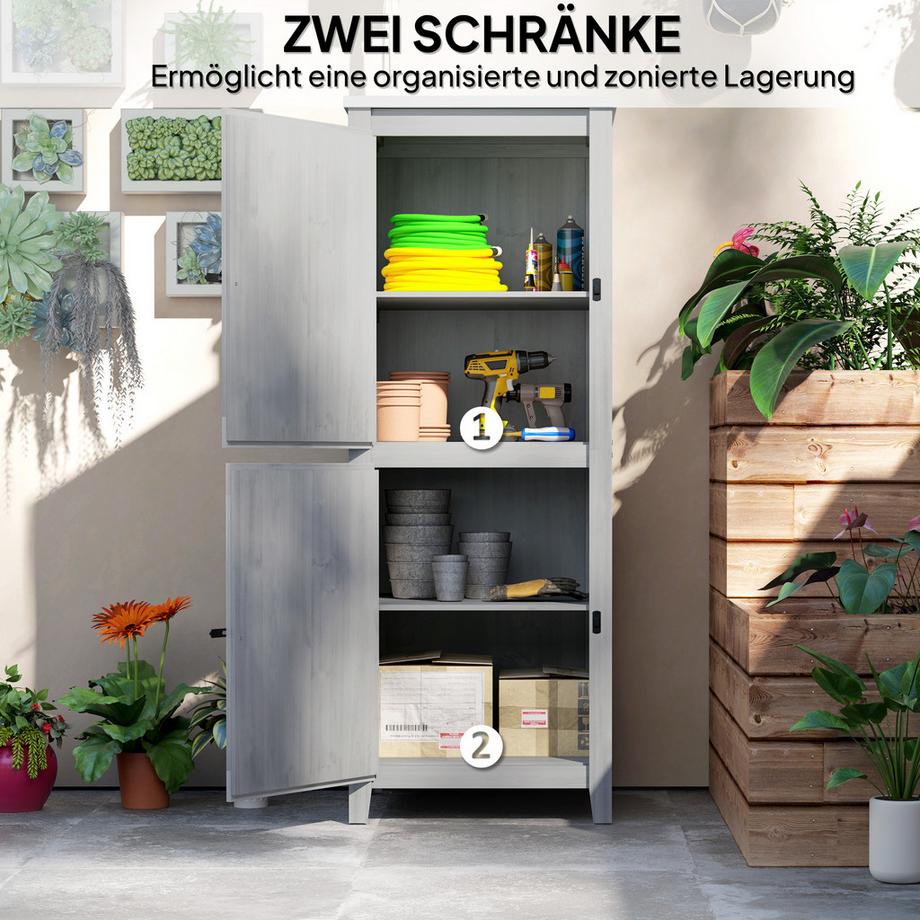Outsunny Armoire de jardin  