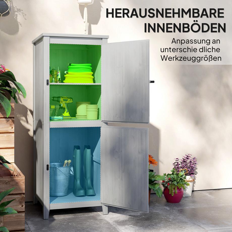 Outsunny Armoire de jardin  