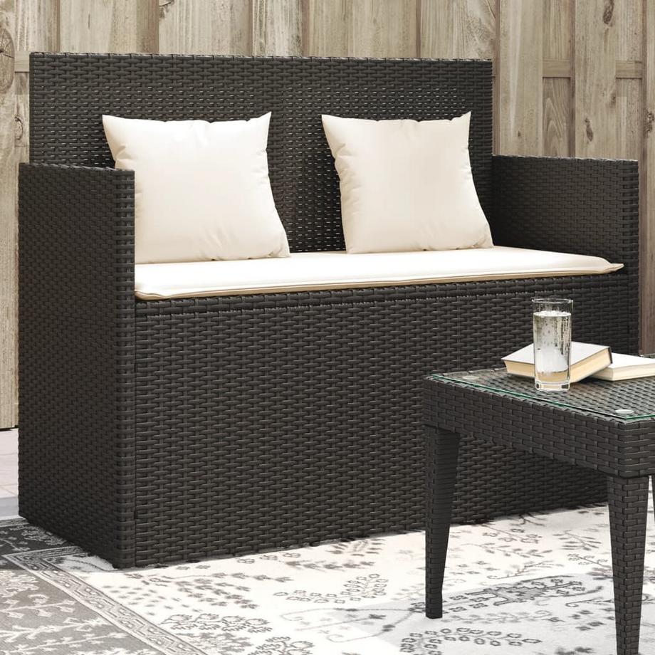 VidaXL Banc de jardin rotin synthétique  