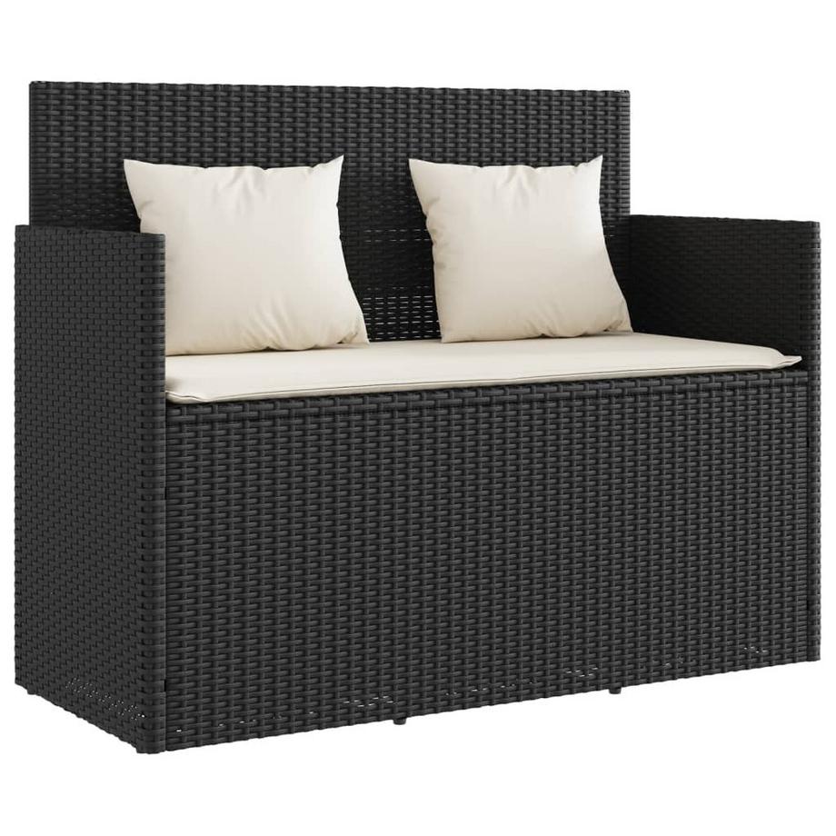 Banc de jardin rotin synthétique