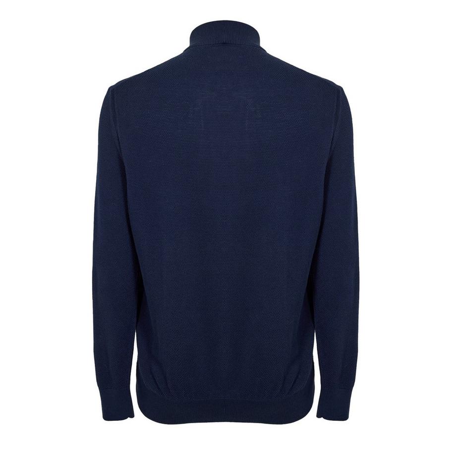 BOSS  Ebrandop Maglione Lavorato A Maglia Mezza Cerniera 