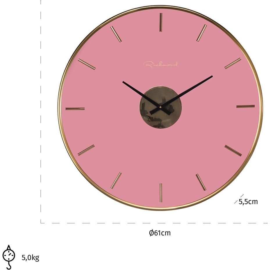 mutoni Orologio da parete Quincy oro rosa 61  