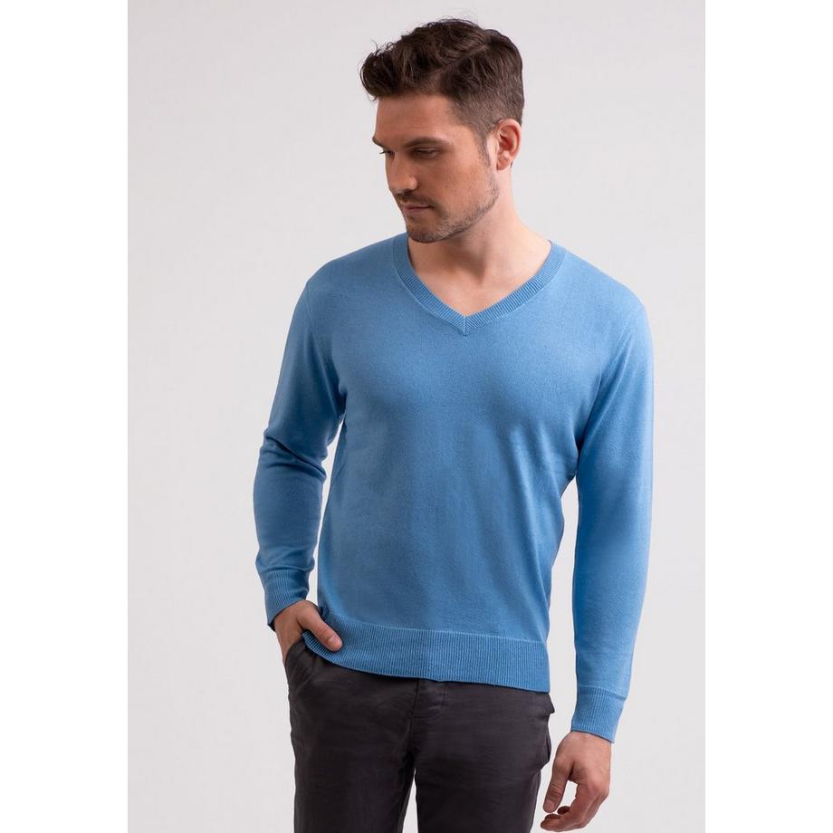 CASH-MERE.CH Kaschmir V-Ausschnitt Pullover  