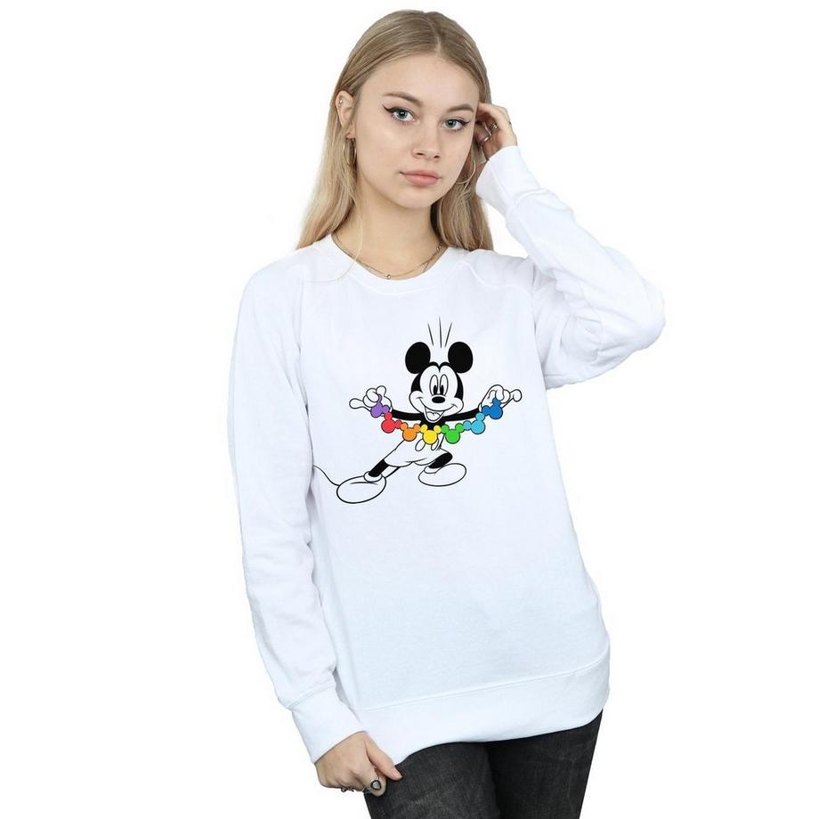 Disney Mickey Mouse Ghirlanda Arcobaleno Felpa  