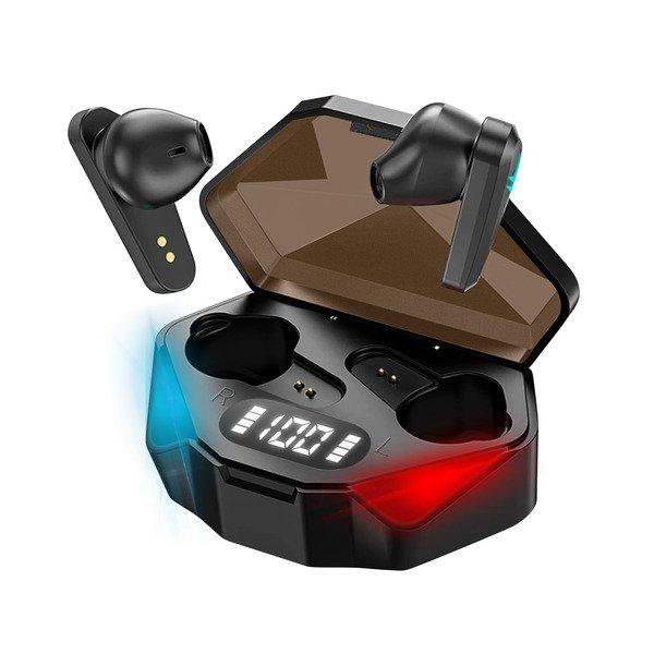 Avizar  Ecouteurs Gaming RGB Bluetooth 5.2 LED 