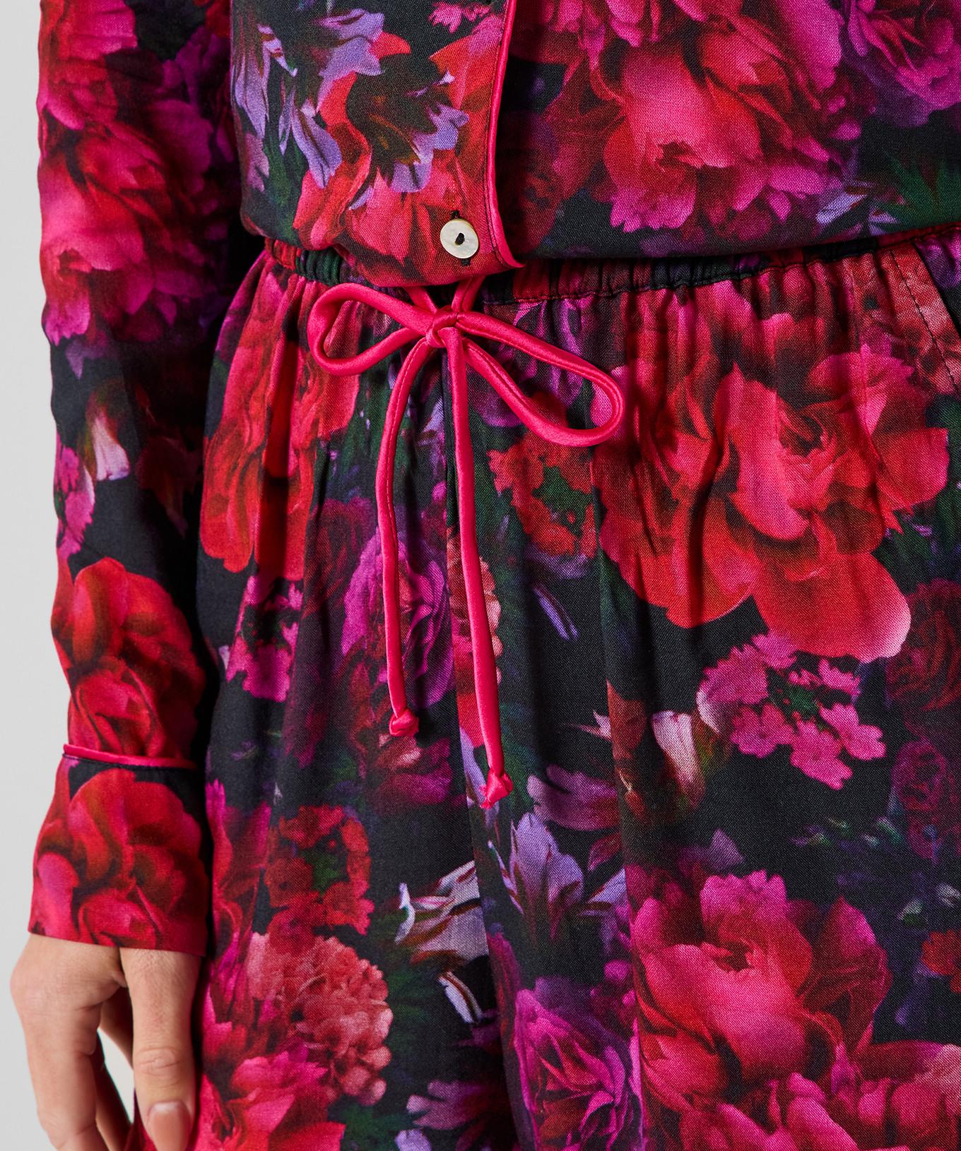 Joe Browns Pantaloni pigiama invernali con stampa floreale  