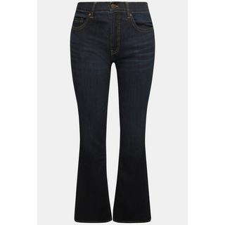 Ulla Popken  Jeans modello Mary con boot cut, taglio della gamba ampio e design a cinque tasche 