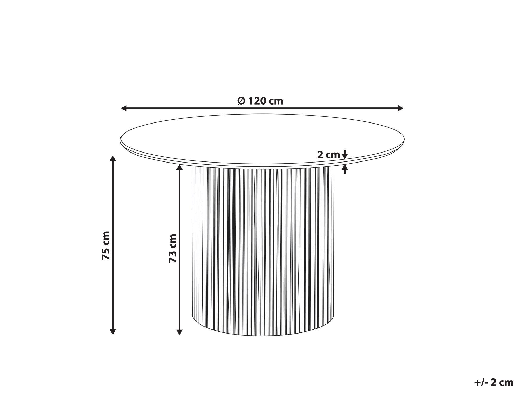 Beliani Esstisch aus MDF-Platte Minimalistisch SHEHO  