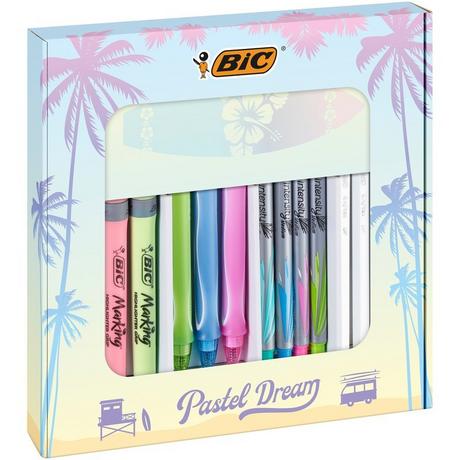 BiC BIC Schreibset Pastel Edition 992735 16 Stück ass.  