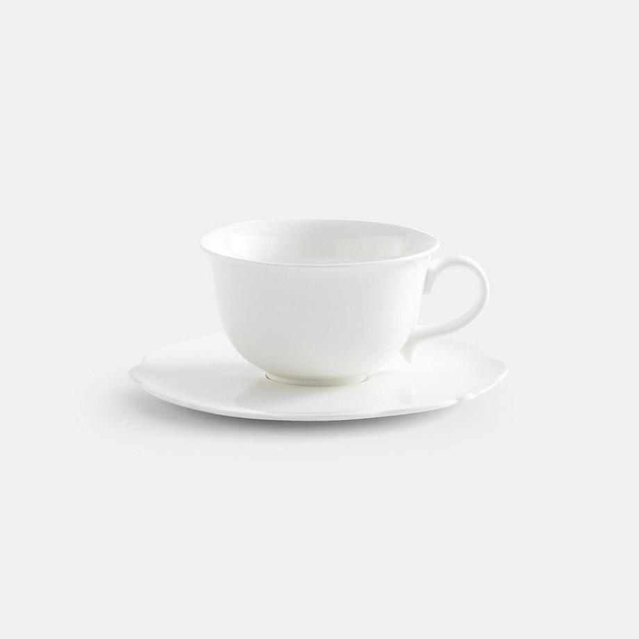 4er-Set Teetassen und Untertassen Hirène