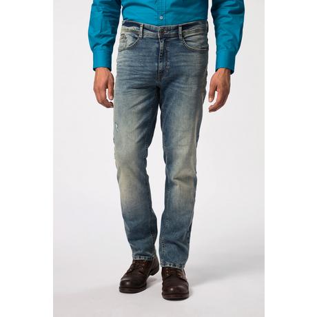 JP1880  Jean en denim FLEXNAMIC®. Coupe Straight Fit ventre confort 5 poches - jusqu'au 38/74 