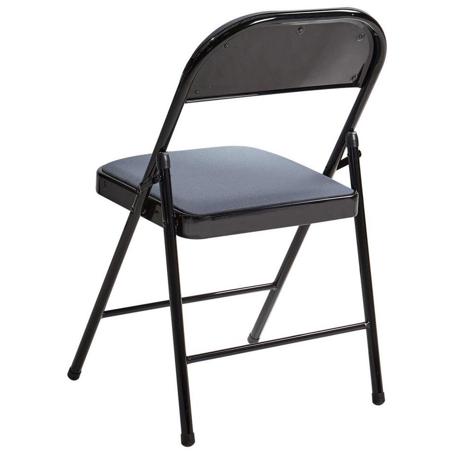 Beliani Lot de 4 chaises pliantes en Tissu maillé  SPARKS  