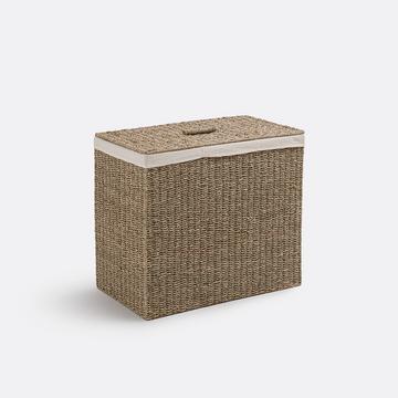 Panier à linge triple compartiments