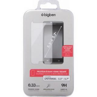 bigben  Protection d'écran en verre trempé  Universelle pour Smartphones de 5.5" à  5.7" 