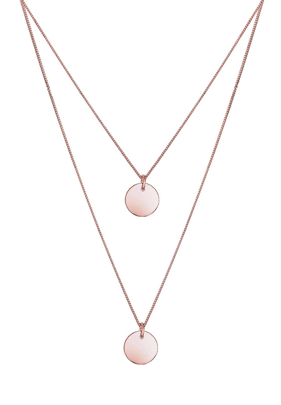 Elli  Collier Layer Pendentif Plaquettes 