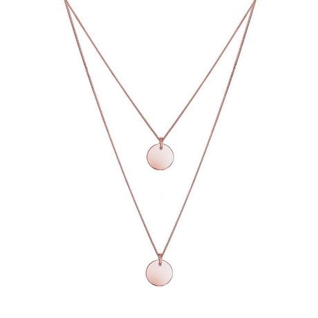 Elli  Collier Layer Pendentif Plaquettes 