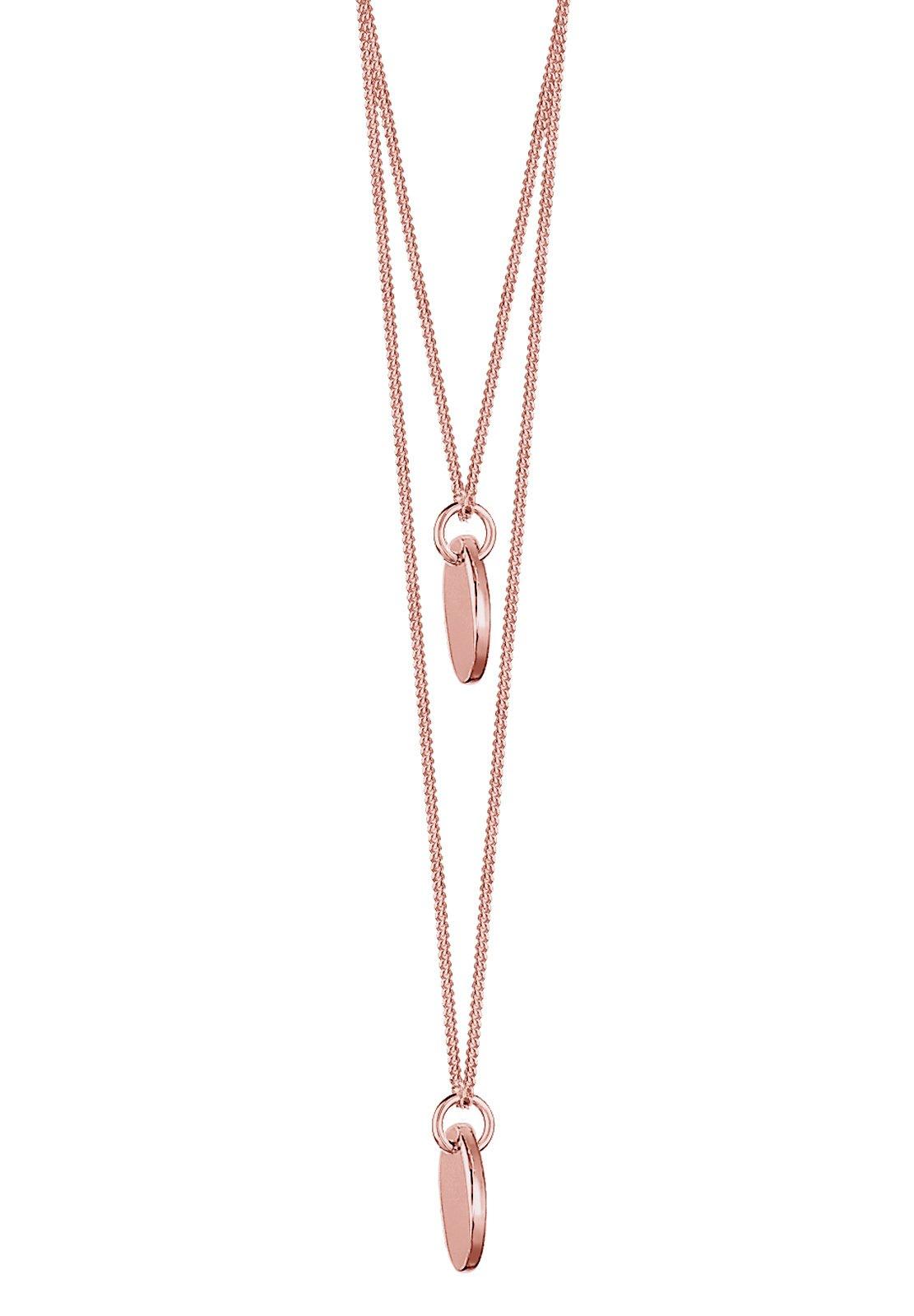 Elli  Collier Layer Pendentif Plaquettes 