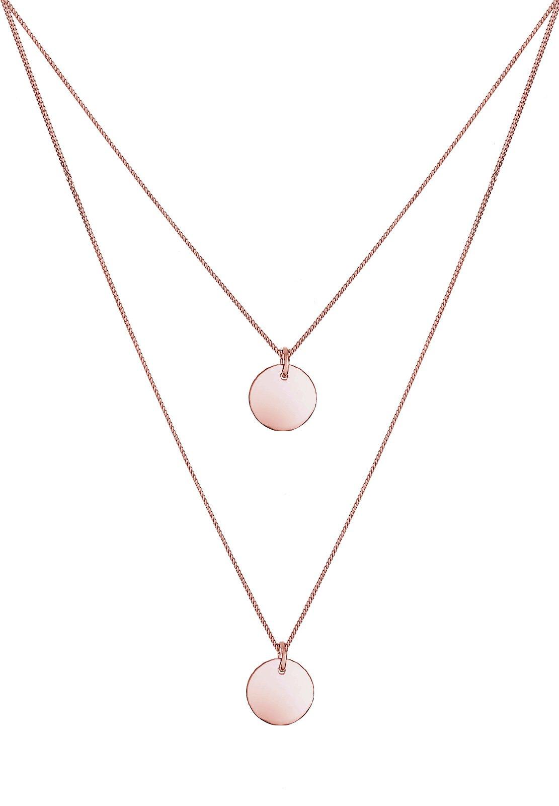 Elli  Collier Layer Pendentif Plaquettes 