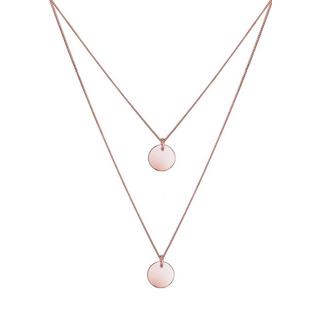 Elli  Collier Layer Pendentif Plaquettes 