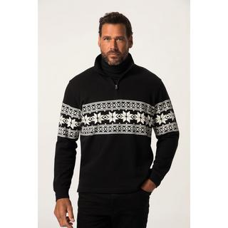 JP1880 Sweat Stehkragen Zipper Norwegermuster  