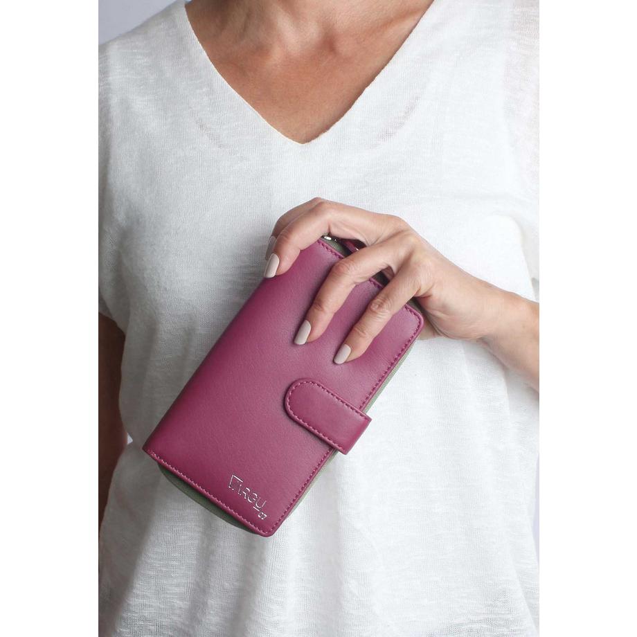 VARGU MASIN 1-A Portefeuille en Cuir Véritable  