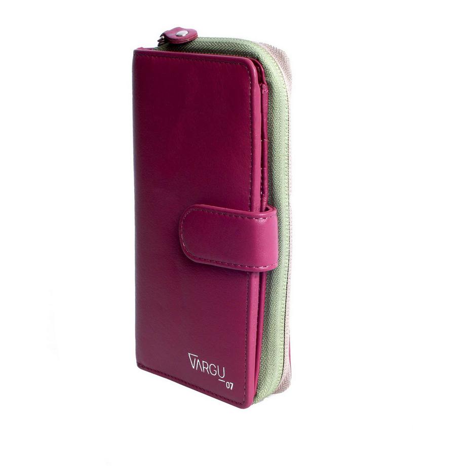 VARGU MASIN 1-A Portefeuille en Cuir Véritable  