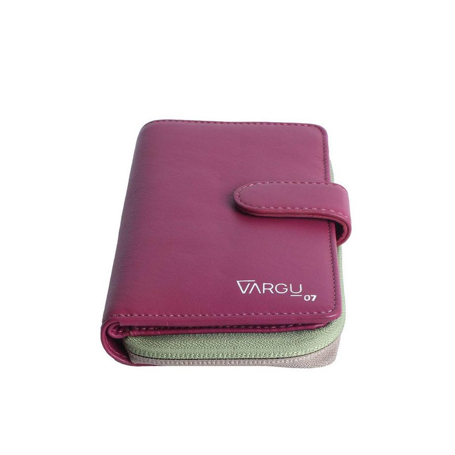 VARGU MASIN 1-A Portefeuille en Cuir Véritable  