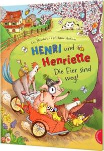 Henri und Henriette 4: Die Eier sind weg! Neudert, Cee; Hansen, Christiane (Illustrationen) Gebundene Ausgabe 