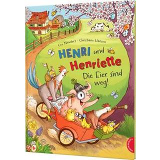 Henri und Henriette 4: Die Eier sind weg! Neudert, Cee; Hansen, Christiane (Illustrationen) Gebundene Ausgabe 